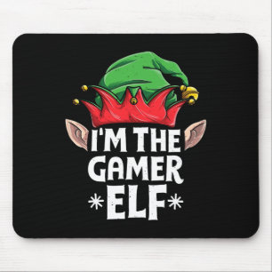 I'm The Gamer Elf Christmas Family Matching Pajama Mouse Pad
