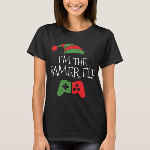 Im the Gamer Elf Christmas Matching Family Group  T_Shirt