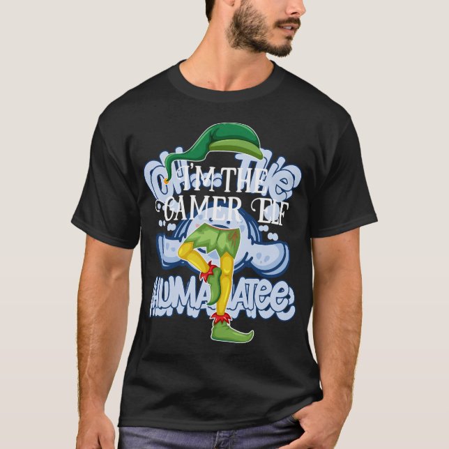 I'M The Gamer Elf Christmas Matching Family Group  T-Shirt (Front)