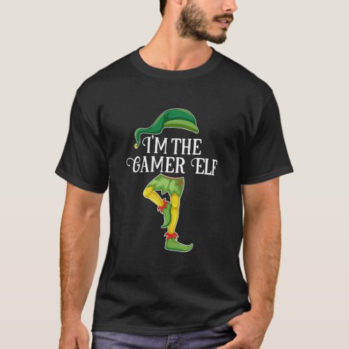 IM The Gamer Elf Christmas Matching Family Group  T_Shirt