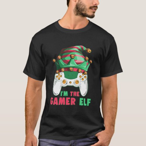 IM The Gamer Elf Matching Family Christmas Video  T_Shirt