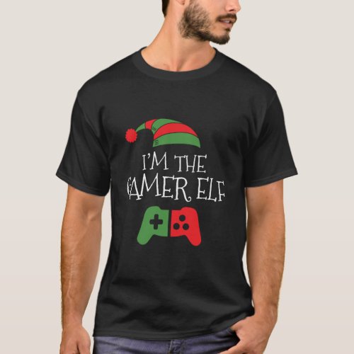 IM The Gamer Elf Matching Family Funny Christmas  T_Shirt