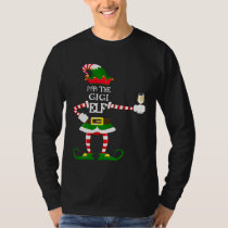Im The Gigi Elf Matching Family Shirt Wine Lover
