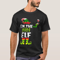 Im The Gigi Elf Matching Family Wine Lover Shirt