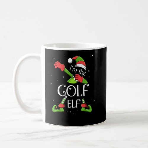 Im The Golf Elf Dabbing Santa Claus Xmas Family C Coffee Mug