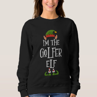 I'm the Golfer Elf Graphic - Funny Ugly Christmas  Sweatshirt