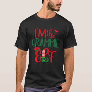I'm The Grammie Elf Matching Group Family Christma T-Shirt