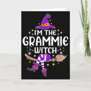 Im The Grammie Witch Halloween Matching Group Cost Card