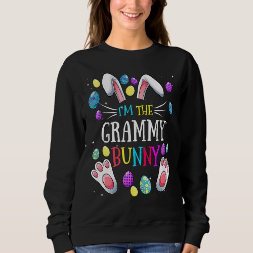 Im The Grammy Bunny Matching Family Easter Party  Sweatshirt