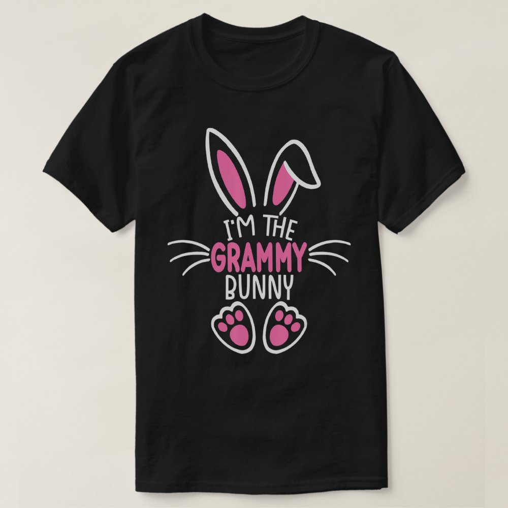 I'm The Grammy Bunny Matching Family Easter Party Personalized T-Shirt