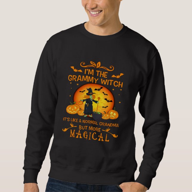 I'm The Grammy Witch It's Like A Normal Grandma Sweatshirt (Front)