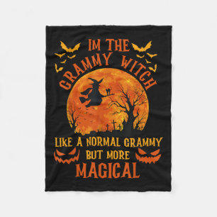 I'm The Grammy Witch Like A Normal Grandma Hallowe Fleece Blanket