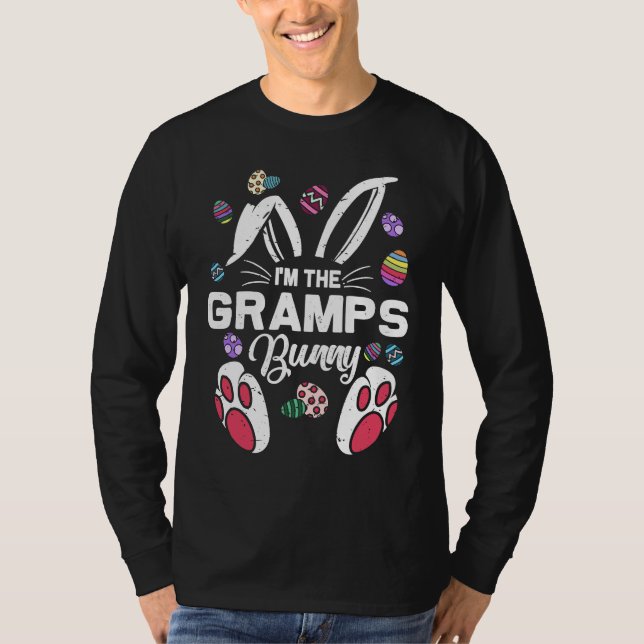 I'm The Gramps Cute Bunny Matching Family Easter D T-Shirt (Front)