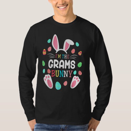 Im The Grams Bunny Matching Family Happy Easter T_Shirt