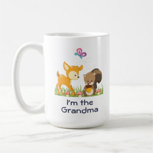 I'm the Grandma Cute Forest Animals Coffee Mug