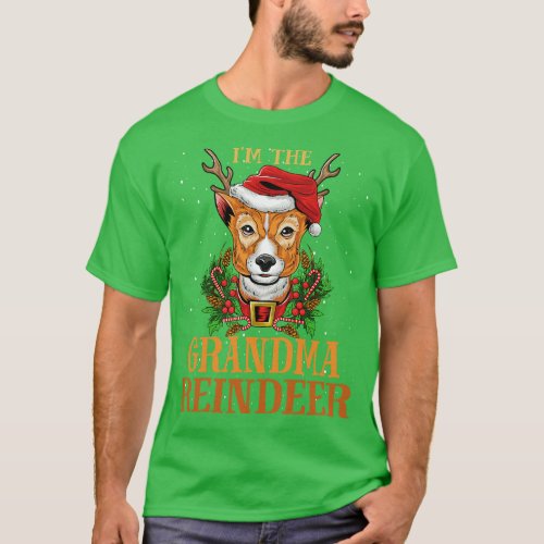 Im The Grandma Reindeer Christmas Funny Pajamas Fu T_Shirt