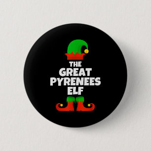 I'm The Great Pyrenees Elf Family Pajama Christmas Button
