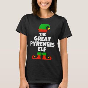 I'm The Great Pyrenees Elf Family Pajama Christmas T-Shirt