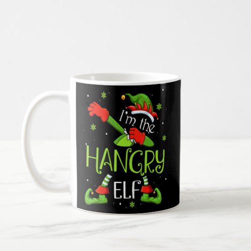 Im The Hangry Elf Dabbing Santa Claus Xmas Family Coffee Mug