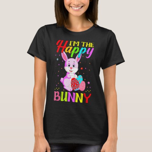 Im The Happy Bunny Matching Family Group Easter 1 T_Shirt