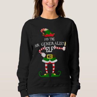 I'm The HR Generalist Elf Matching Family  Wine Lo Sweatshirt
