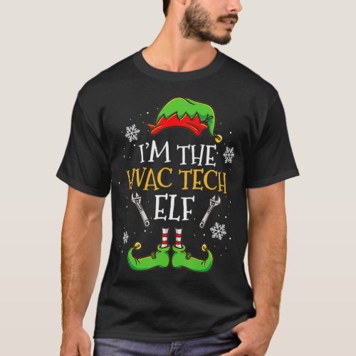 Im The HVAC Tech Elf Christmas  T_Shirt