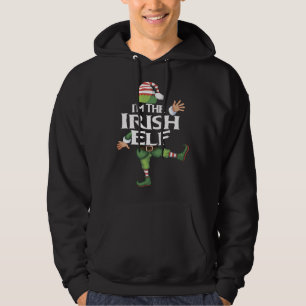 I'm The Irish Elf Christmas Eve Xmas Elf Squad Cos Hoodie