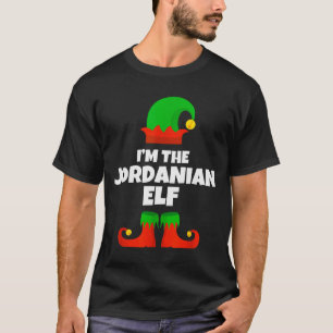 I'm The Jordanian Elf Family Pajama Christmas Funn T-Shirt