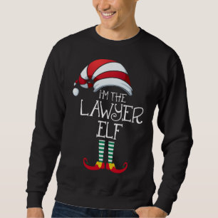 I'm The Karate Elf Christmas Family Elf Costume Sweatshirt