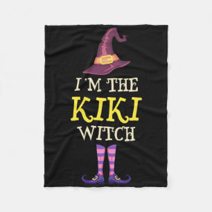 I'm The Kiki Witch Costume Halloween Funny Witchy Fleece Blanket