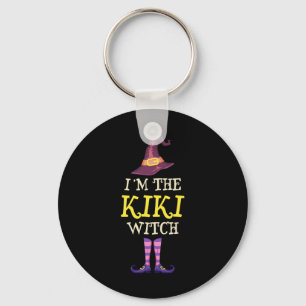 I'm The Kiki Witch Costume Halloween Funny Witchy  Keychain