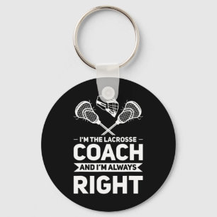 I'm The Lacrosse Coach Lacrosse Coach Keychain