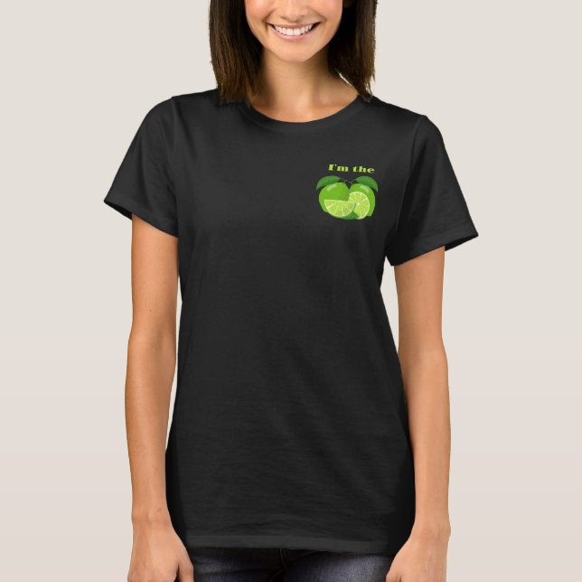 I'm the Lime, Couple Matching Fun Pairing Set T-Shirt (Front)