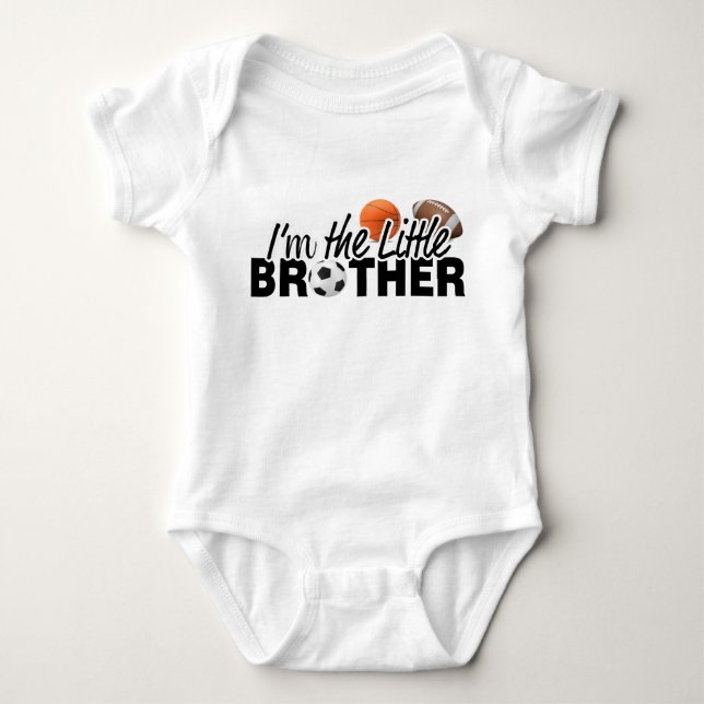 I'M THE LITTLE BROTHER BABY BODYSUIT (Front)