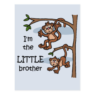 I'm the Little Brother postcard