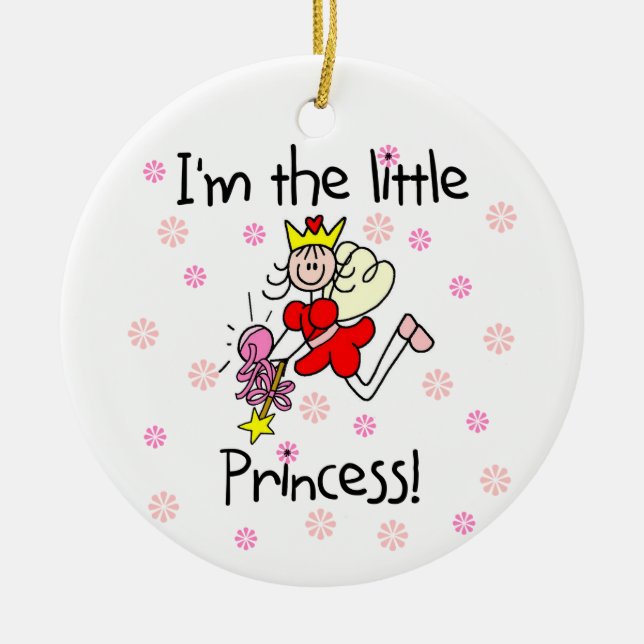 I'm the Little Princess Ceramic Ornament (Front)