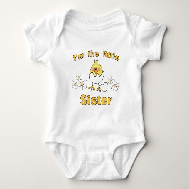 I'm the Little Sister Baby Bodysuit (Front)
