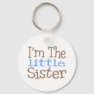 I'm The Little Sister (Blue) Keychain
