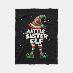 I'm The Little Sister Elf Family Matching Group Ch Fleece Blanket