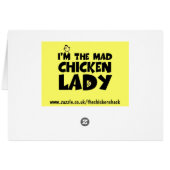 I'm the mad chicken lady (Back Horizontal)