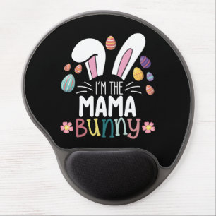 I'm The Mama Mom Bunny Easter Family Matching Gel Mouse Pad