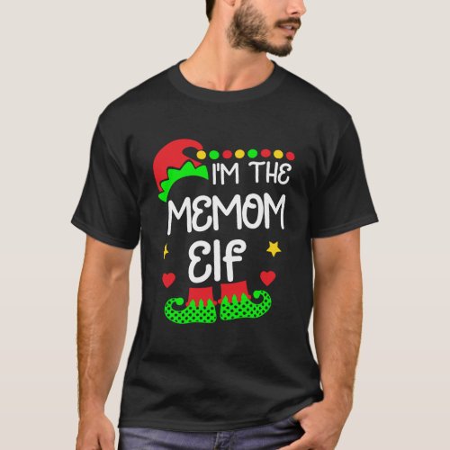 IM The Memom Elf Shirt Christmas Family Elf Costu