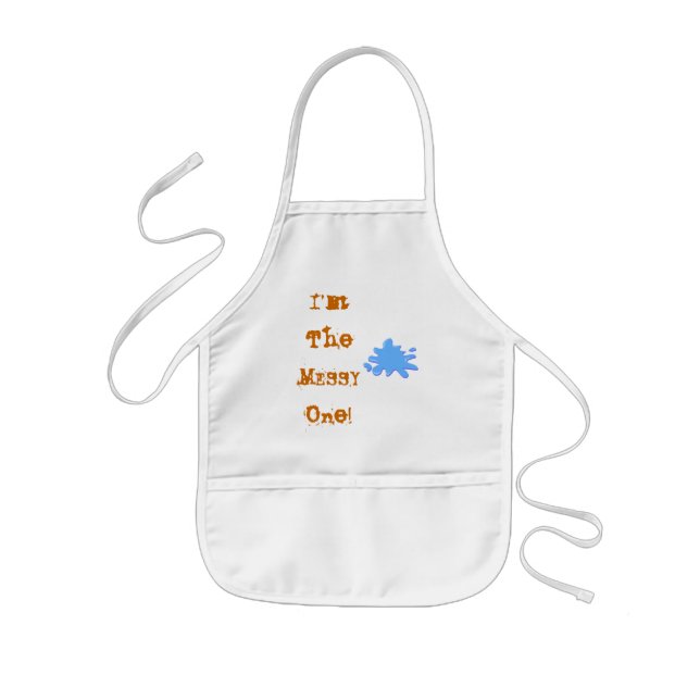 I'm The MESSY One! Kids' Apron (Front)