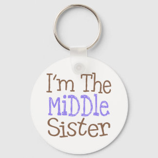 I'm The Middle Sister (Purple) Keychain