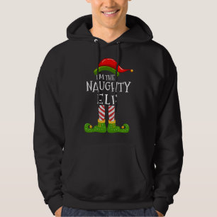 I'm the Mimi Elf Family Matching Christmas Pajama Hoodie