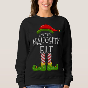 I'm the Mimi Elf Family Matching Christmas Pajama Sweatshirt