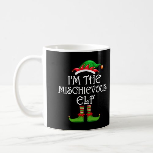 IM The Mischievous Elf Matching Family Group Chri Coffee Mug