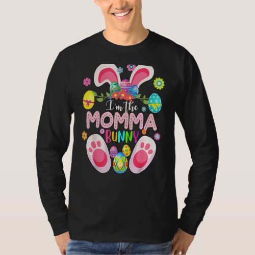 Im The Momma Bunny  Funny Matching Family Easter  T_Shirt