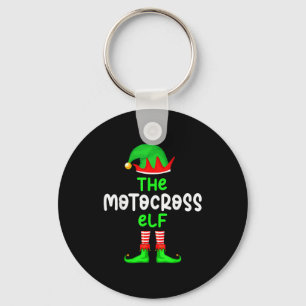 I'm The Motocross Elf Dirt Bike Christmas Matching Keychain