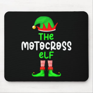 I'm The Motocross Elf Dirt Bike Christmas Matching Mouse Pad